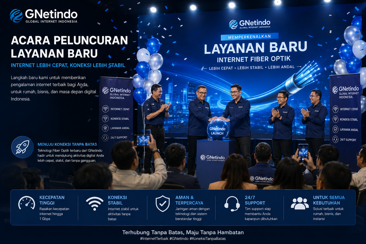 Peluncuran Layanan Baru GNet